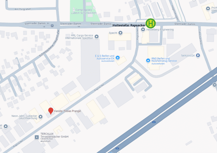 Anfahrt mit dem Bus Übersicht